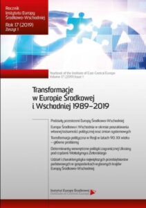 Rola koncepcji path dependence w wyjaśnianiu efektywności transformacji w państwach Europy Środkowo-Wschodniej
