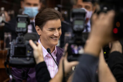 Serbia's Prime Minister-designate Ana Brnabic