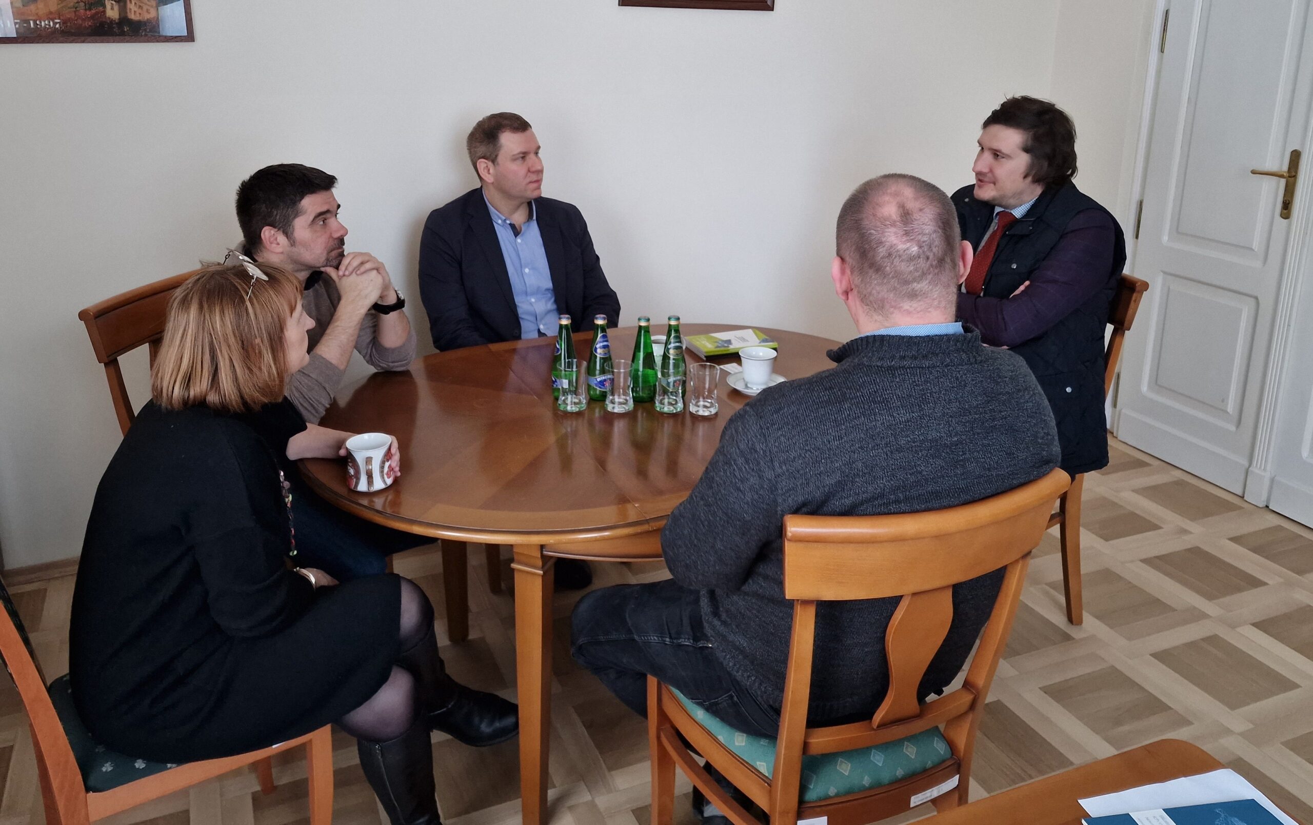 Meeting with Dominik Jankowski, Head of the Political Department at the