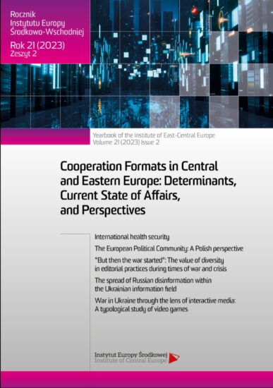 Regional cooperation formats and the issue of military security of post-conflict states. Case study of the South-East European Cooperation Process